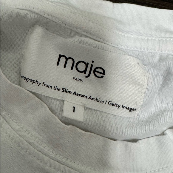 MAJE x Slim Aarons T shirt - Picture 2 of 2
